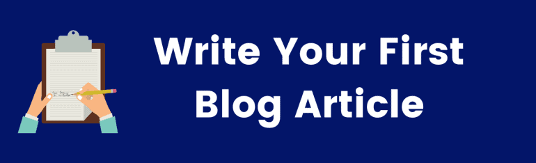 write your first article 