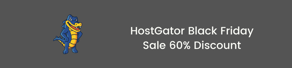 HostGator Black Friday Sale 2020