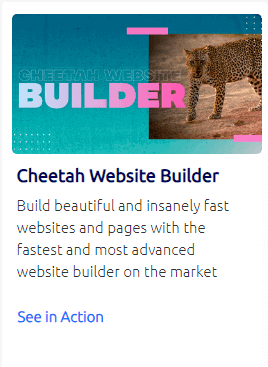 cheetah website builder
