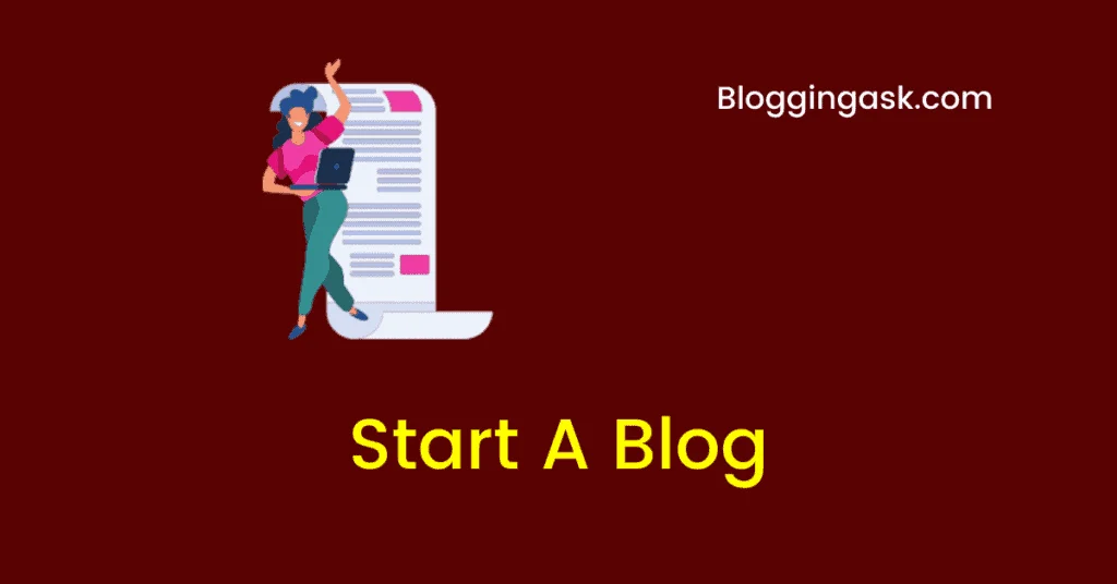 start a blog