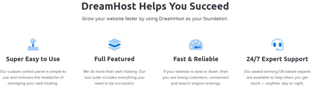 dreamhost features