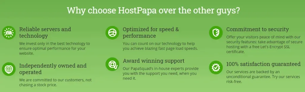 why choose host papa