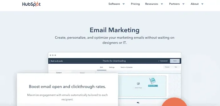 free email marketing services hubspot