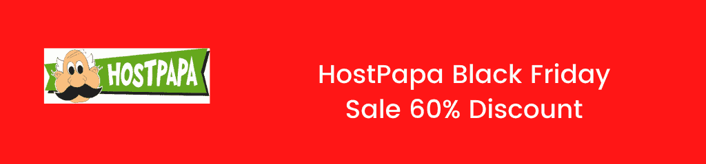 HostPapa Black Friday sale 2020