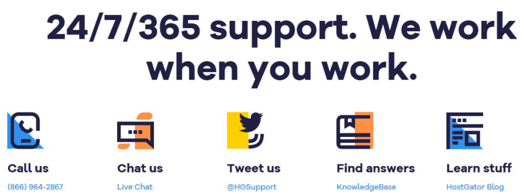 Hostgator support