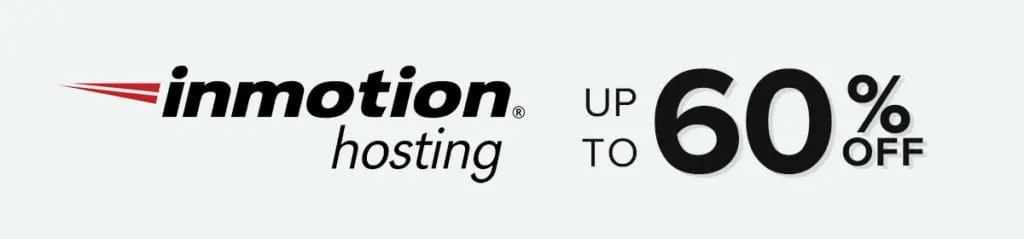 inmotion black friday sale 2020