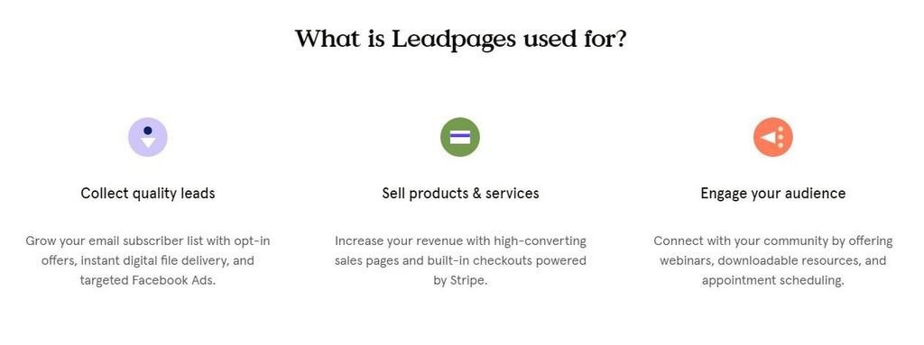 what is leadpages used for 