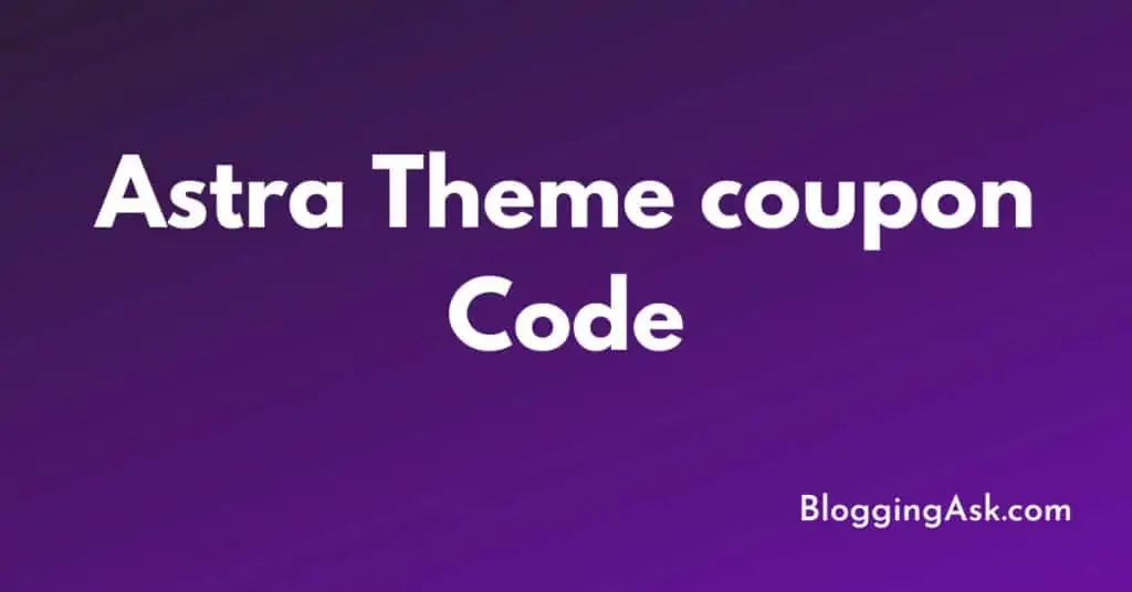 Astra Theme coupon Code