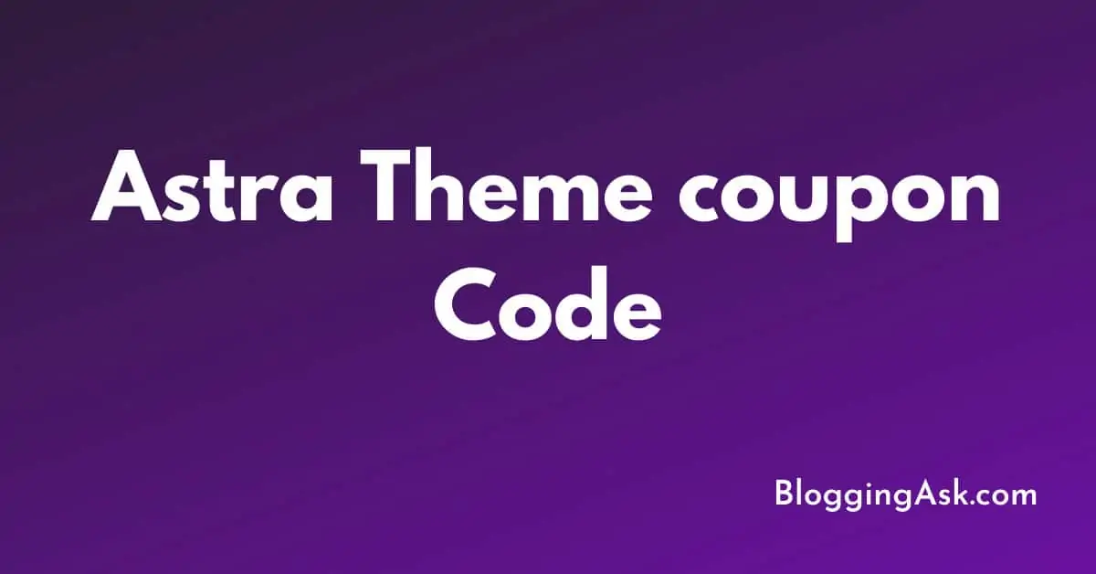 Astra Theme coupon Code