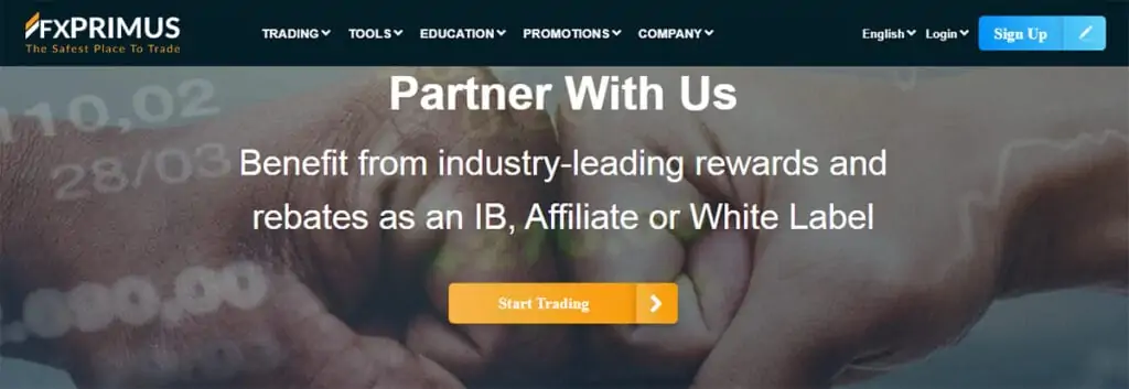 FXPRIMUS Affiliate Program