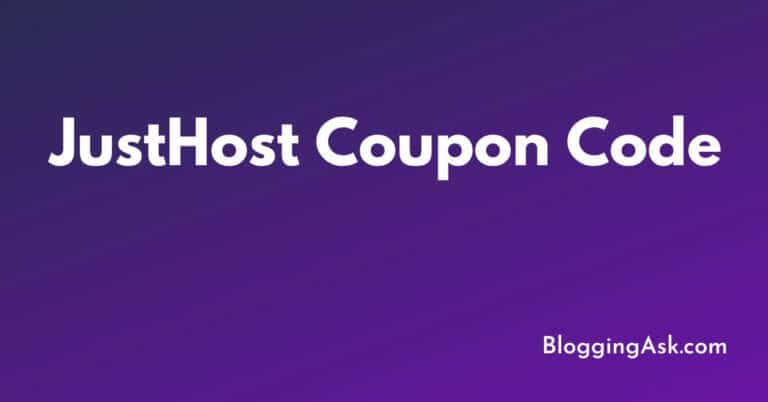 JustHost Coupon Code (74% Off) + FREE Domain