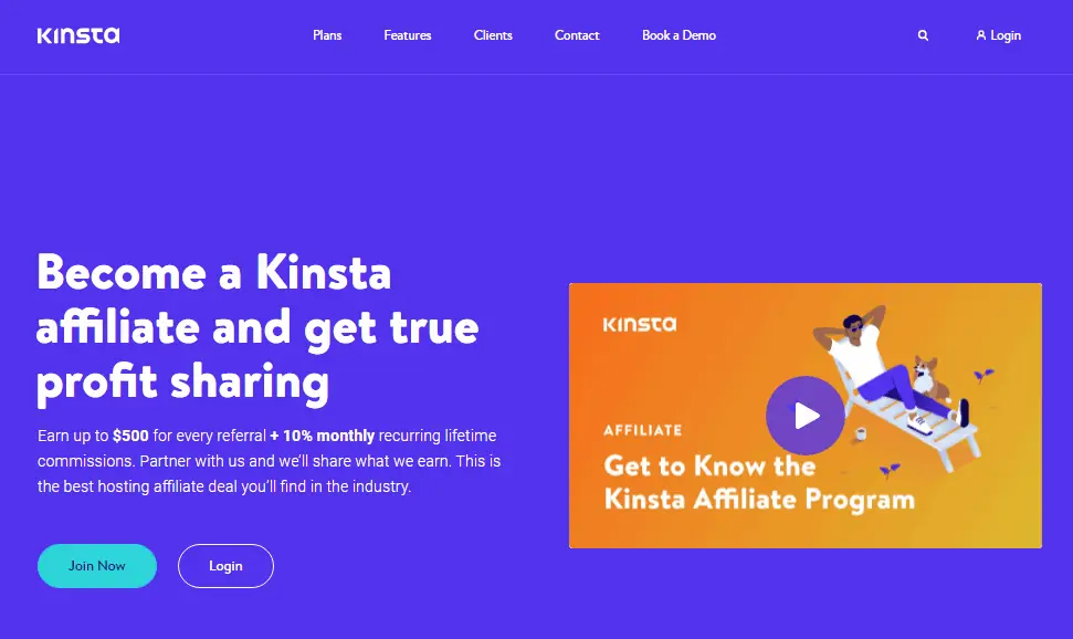 Kinsta Affiliate Program