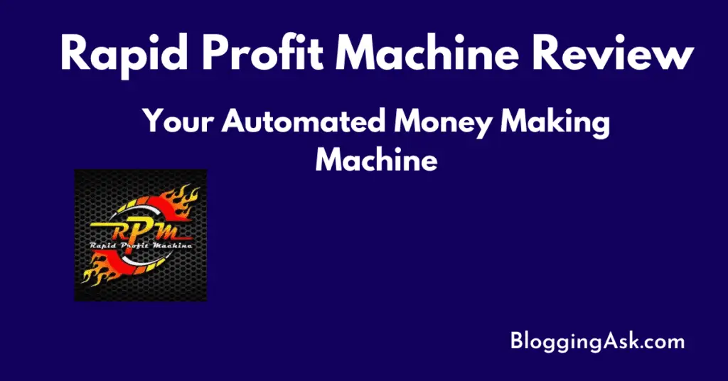 Rapid Profit Machine Review