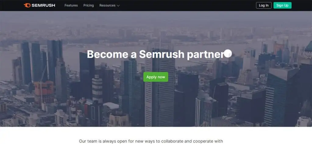 SEMRush affiliate programme