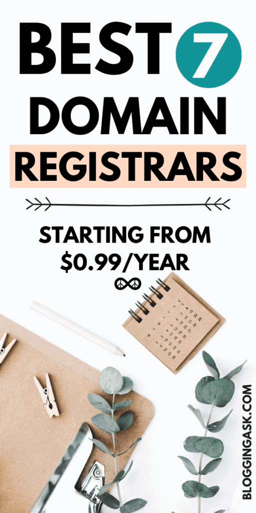 7 Best Domain Registrars Of 2023 [#1 Is My Favorite]