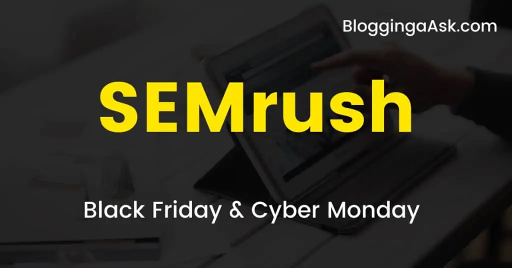 Semrush black friday deals