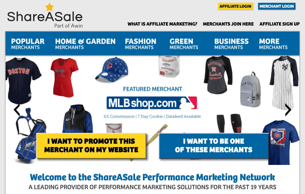 ShareASale-Homepage