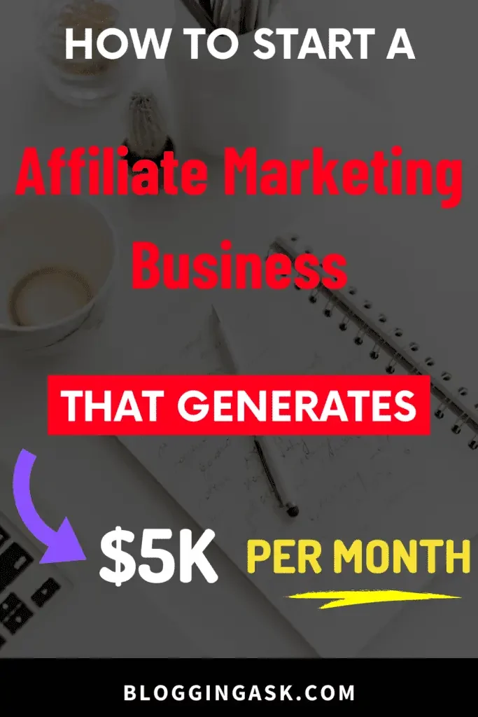 How to start affiliate marketing business that generate passive income