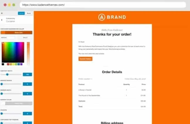 kadence woocommerce