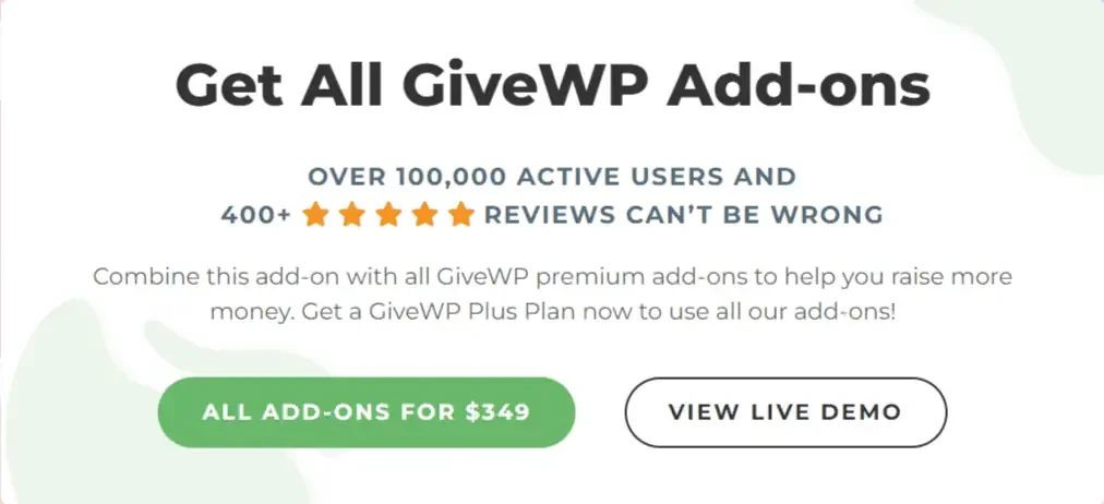 givewp all addons