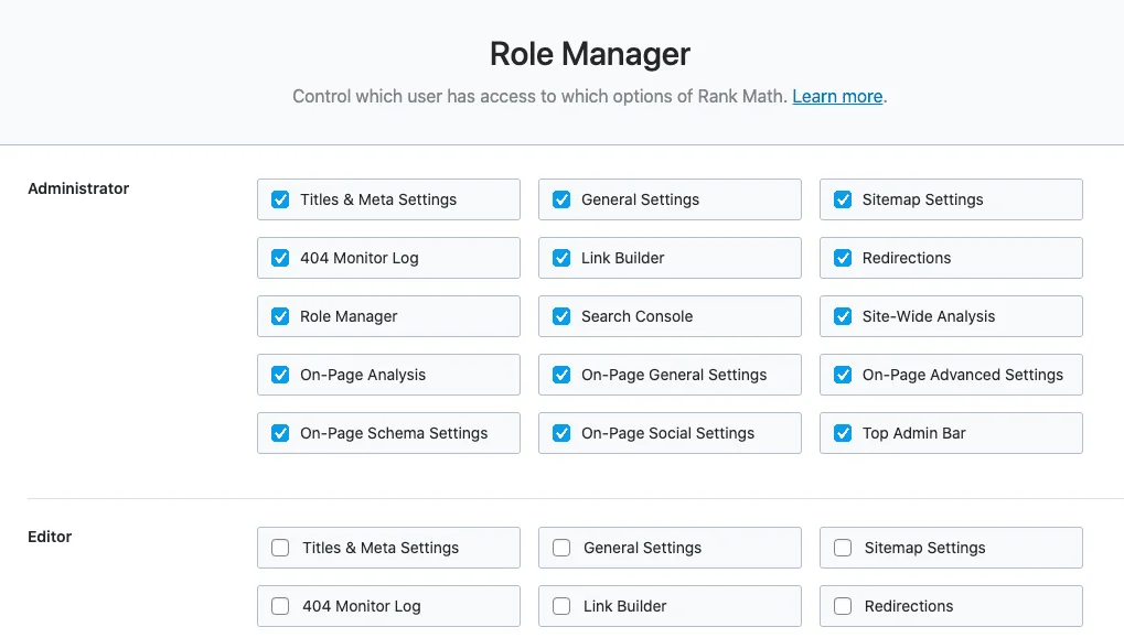 rank math role manager